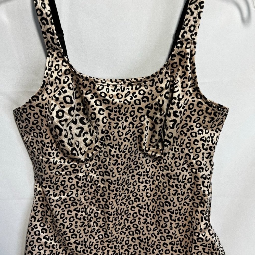 New Ruby Ribbon Orig. Full Support Leopard Print Cami